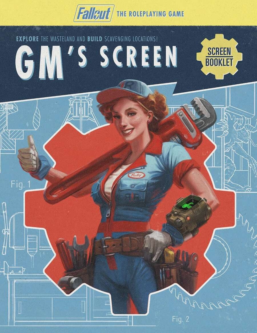 Fallout RPG: GM Screen, Booklet, & Flysheet